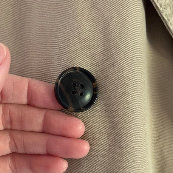 GAP Tan Trench Coat - Picture 6 of 9